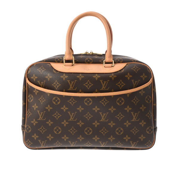 800000125258000 1 Louis Vuitton Deauville Monogram Handbag Brown