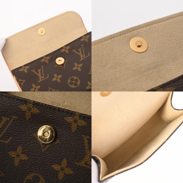 800000125270000 10 c Louis Vuitton Pochette Florentine Monogram Waist Bag Brown