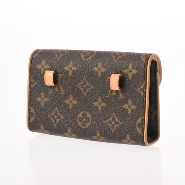 800000125270000 2 Louis Vuitton Pochette Florentine Monogram Waist Bag Brown