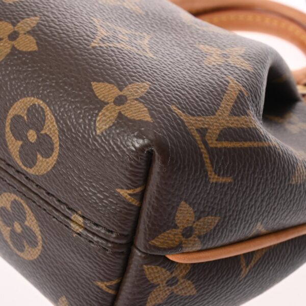 800000125366000 10 Louis Vuitton Nano Turenne Monogram Shoulder Bag Brown