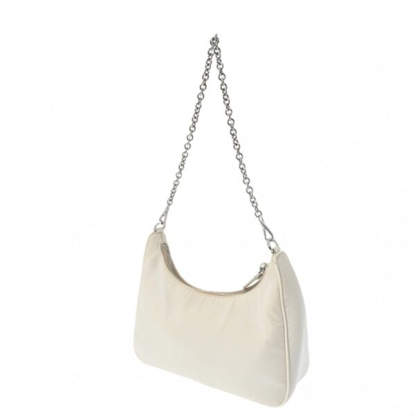 800000125397000 2 Prada Re Edition 2005 Re Nylon 2WAY Bag White