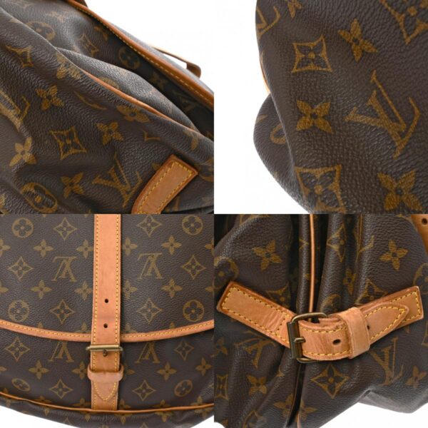 800000125424000 10 c Louis Vuitton Saumur 35 Monogram Shoulder Bag Brown