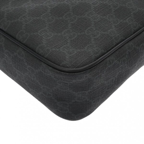 800000125453000 7 Gucci GG Supreme Shoulder Bag Black