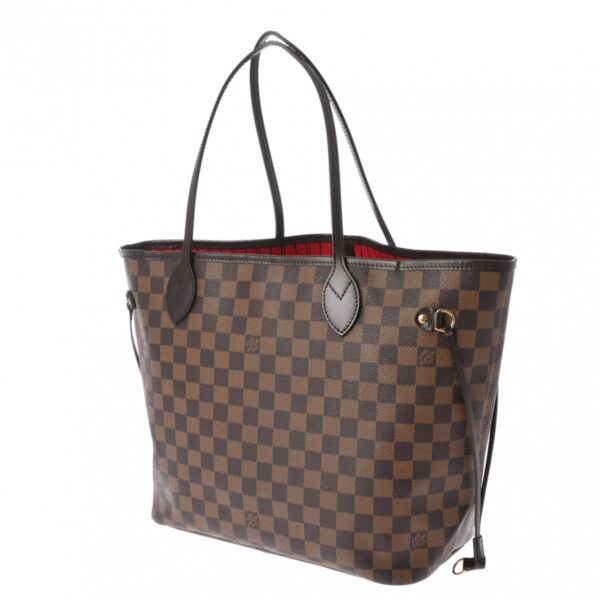 800000125467000 2 Louis Vuitton Neverfull MM Damier Tote Bag Brown