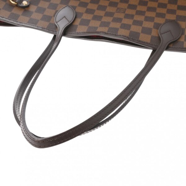 800000125467000 4 Louis Vuitton Neverfull MM Damier Tote Bag Brown