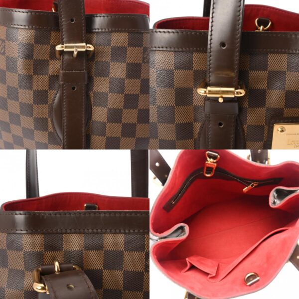 800000125502000 14 c Louis Vuitton Hampstead MM Damier Handbag Brown