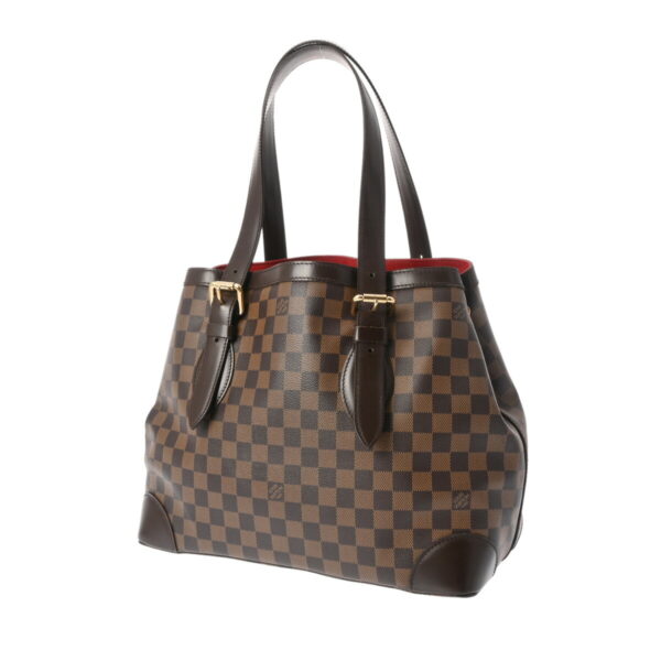 800000125502000 2 Louis Vuitton Hampstead MM Damier Handbag Brown