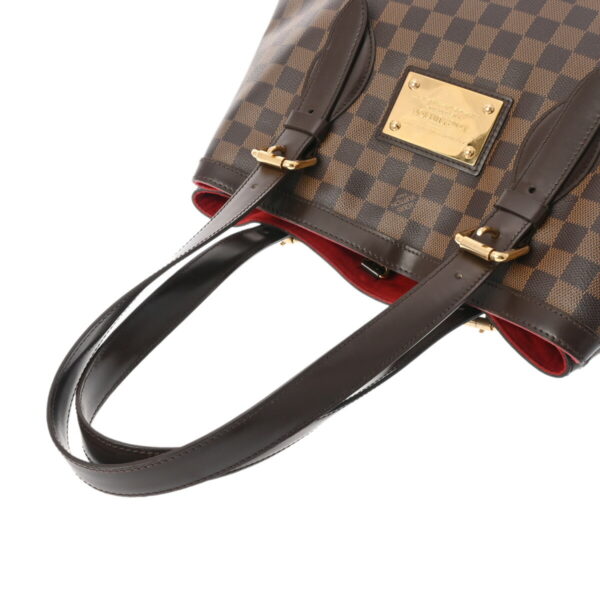 800000125502000 3 Louis Vuitton Hampstead MM Damier Handbag Brown