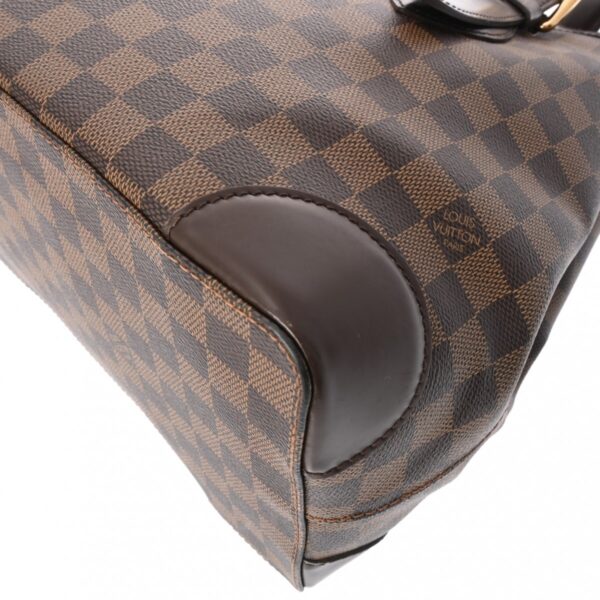 800000125502000 7 Louis Vuitton Hampstead MM Damier Handbag Brown