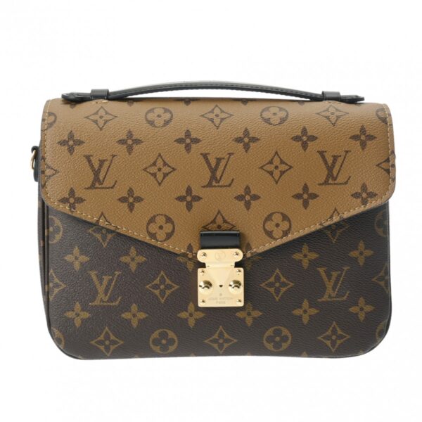 800000125971000 1 Louis Vuitton Pochette Metis MM 2WAY Reverse Bag Brown