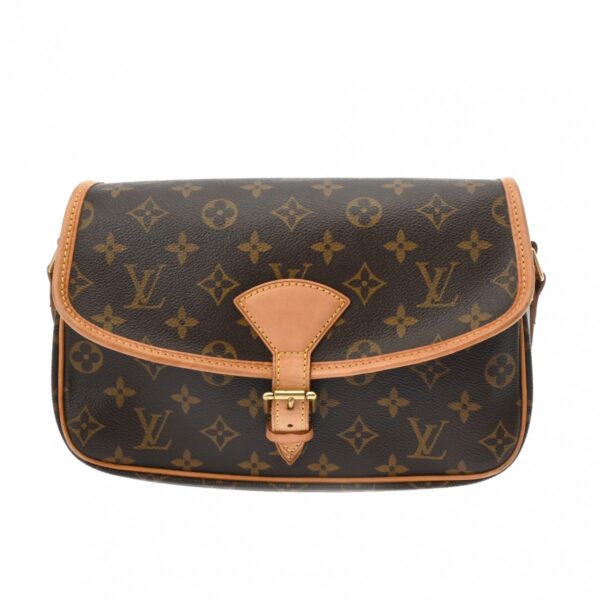 800000126130000 1 Louis Vuitton Sologne Monogram Shoulder Bag Brown