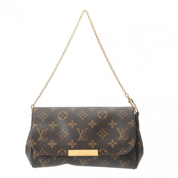 800000126133000 1 Louis Vuitton Favorite PM 2WAY Monogram Shoulder Bag Brown