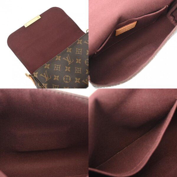 800000126133000 14 c Louis Vuitton Favorite PM 2WAY Monogram Shoulder Bag Brown