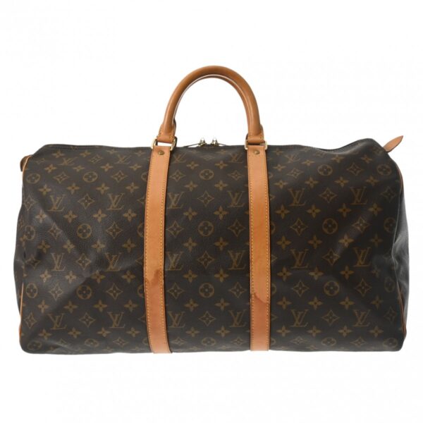 800000126225000 1 Louis Vuitton Keepall 50 Monogram Bag Brown