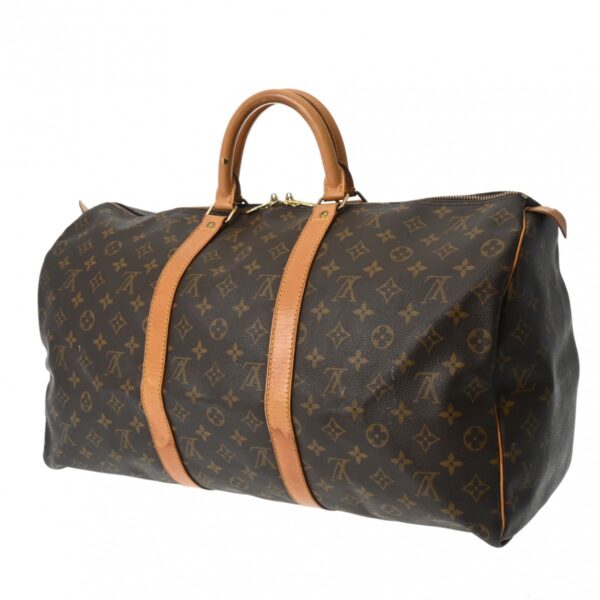 800000126225000 2 Louis Vuitton Keepall 50 Monogram Bag Brown