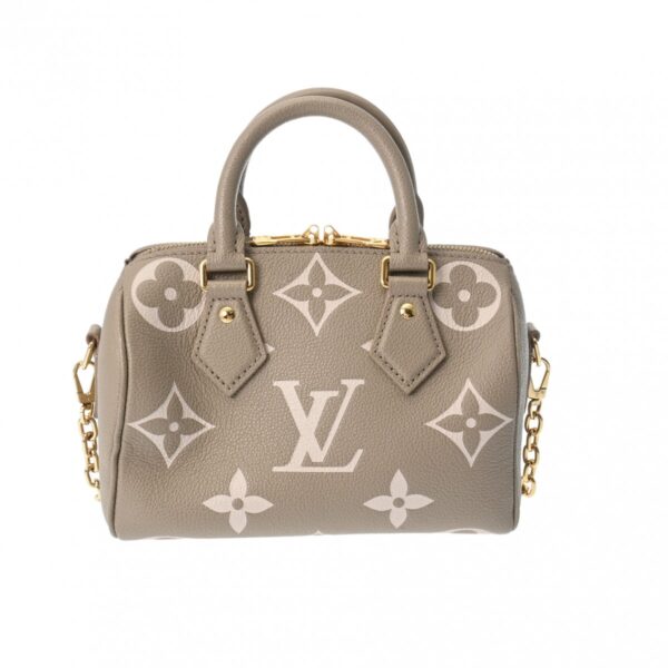 800000126239000 1 Louis Vuitton Speedy Bandouliere 20 2WAY Empreinte Tourtrail Creme