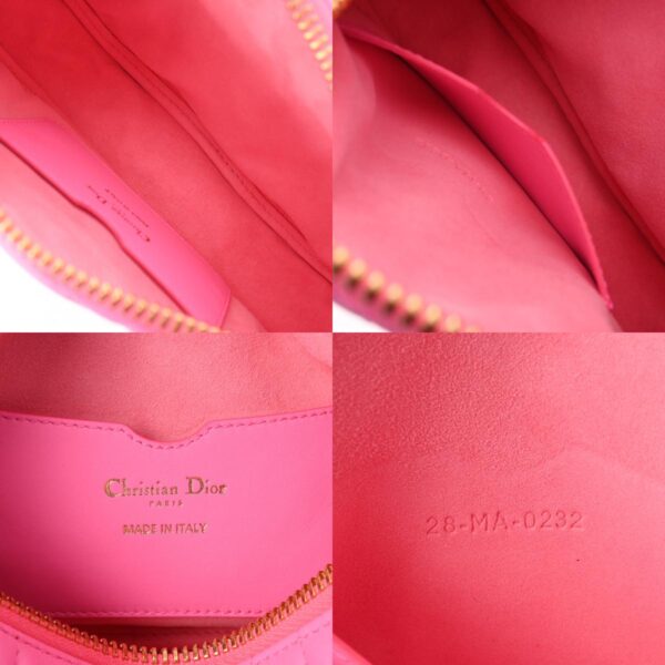 800000126243000 15 c Christian Dior Vibe Hobo Leather Shoulder Bag Pink White