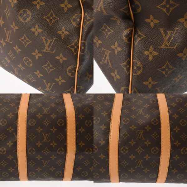 800000126279000 11 c Louis Vuitton Keepall 55 Monogram Bag Brown