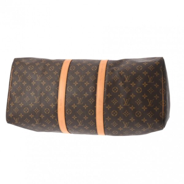 800000126279000 5 Louis Vuitton Keepall 55 Monogram Bag Brown