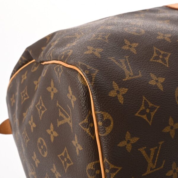 800000126279000 6 Louis Vuitton Keepall 55 Monogram Bag Brown