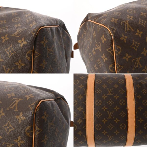 800000126279000 7 c Louis Vuitton Keepall 55 Monogram Bag Brown