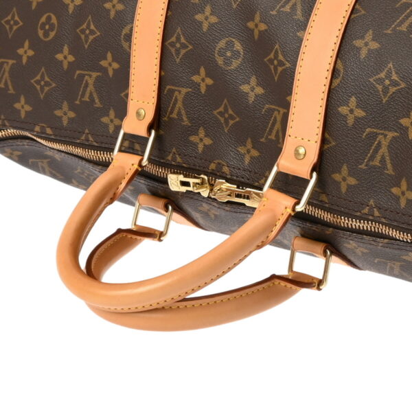 800000126454000 3 Louis Vuitton Keepall 50 Monogram Bag Brown