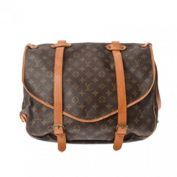 800000126501000 1 Louis Vuitton Saumur 43 Monogram Shoulder Bag Brown