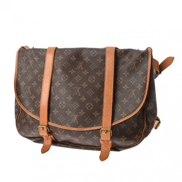 800000126501000 2 Louis Vuitton Saumur 43 Monogram Shoulder Bag Brown