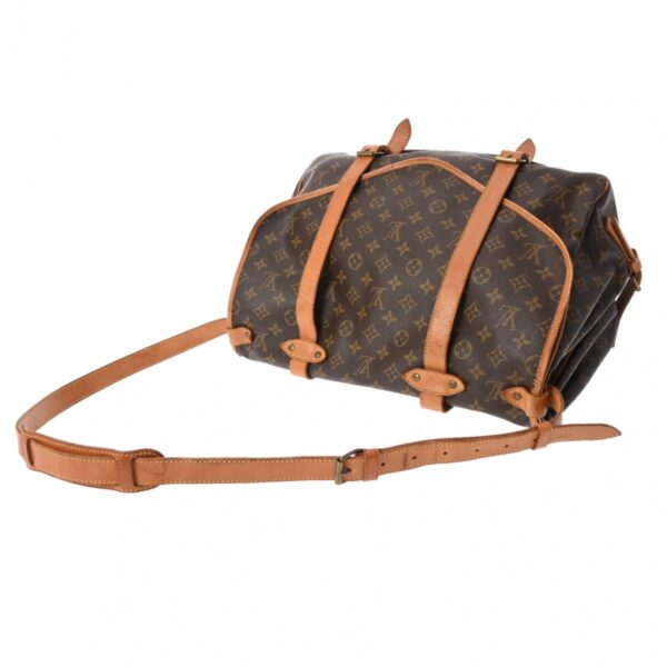 800000126501000 3 Louis Vuitton Saumur 43 Monogram Shoulder Bag Brown