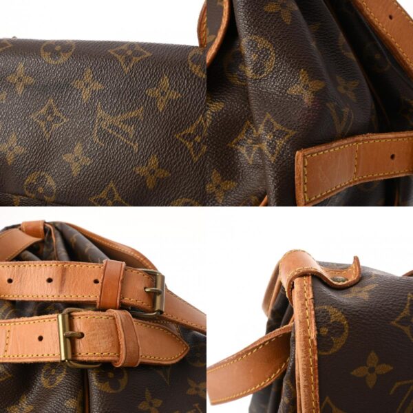 800000126501000 9 c Louis Vuitton Saumur 43 Monogram Shoulder Bag Brown