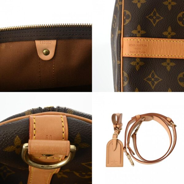 800000126529000 15 c Louis Vuitton Keepall Bandouliere 60 Monogram Bag Brown