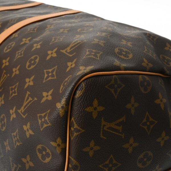 800000126529000 6 Louis Vuitton Keepall Bandouliere 60 Monogram Bag Brown