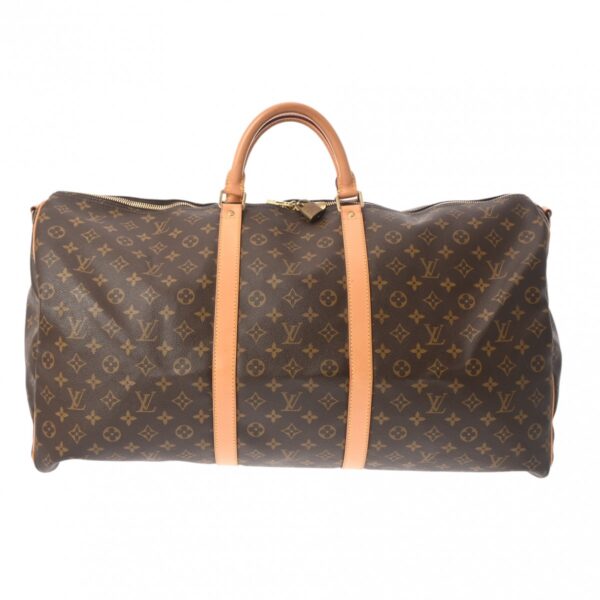 800000126562000 1 Louis Vuitton Keepall Bandouliere 60 Monogram Bag Brown