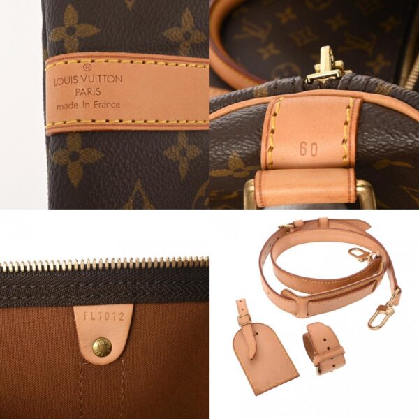 800000126562000 24 c Louis Vuitton Keepall Bandouliere 60 Monogram Bag Brown