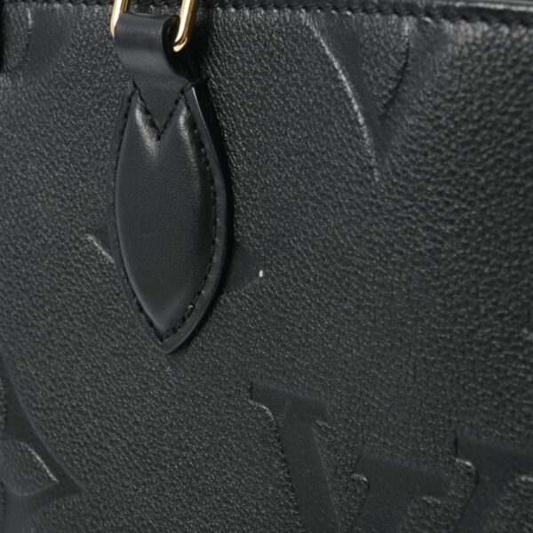 800000126650000 10 Louis Vuitton On the Go PM 2WAY Empreinte Handbag Noir Black