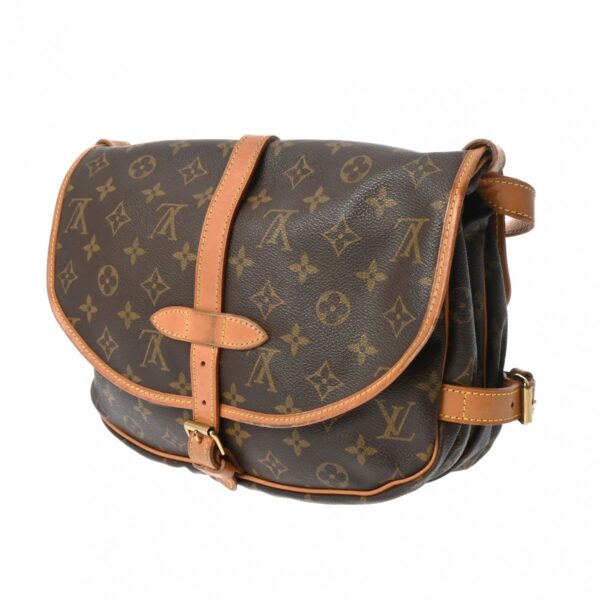 800000126717000 2 Louis Vuitton Saumur 30 Monogram Shoulder Bag Brown