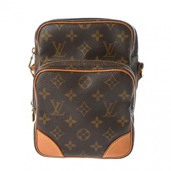 800000126718000 1 Louis Vuitton Amazon Monogram Shoulder Bag Brown