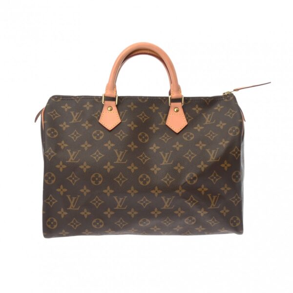 800000126724000 1 Louis Vuitton Speedy 35 Monogram Handbag Brown