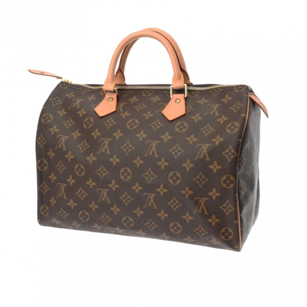 800000126724000 2 Louis Vuitton Speedy 35 Monogram Handbag Brown