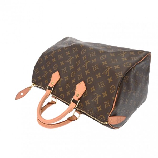 800000126724000 3 Louis Vuitton Speedy 35 Monogram Handbag Brown