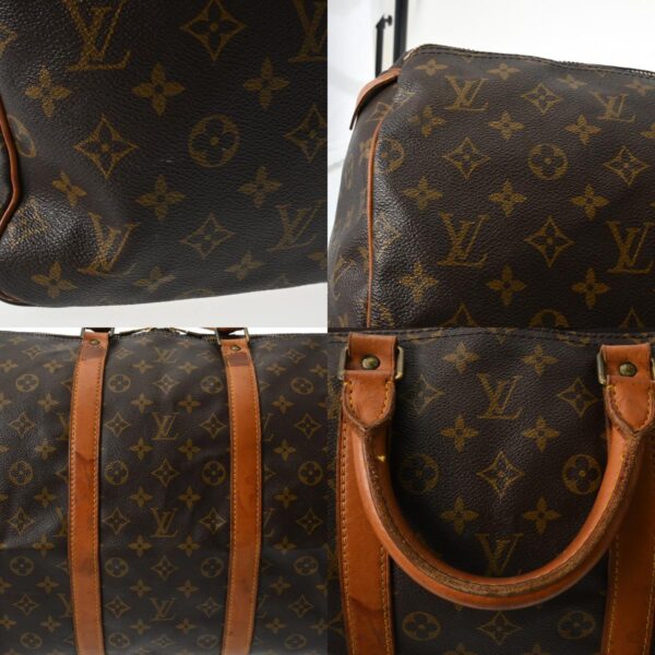 800000126974000 10 c Louis Vuitton Keepall 55 Monogram Bag Brown