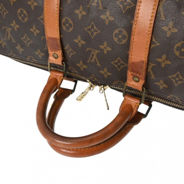 800000126974000 3 Louis Vuitton Keepall 55 Monogram Bag Brown