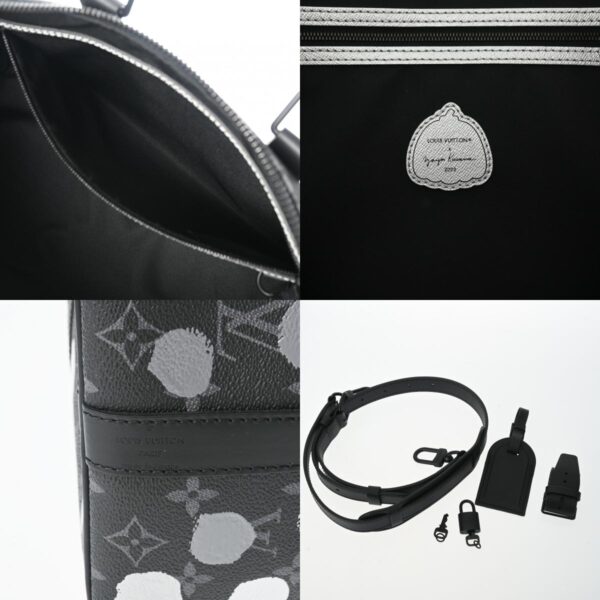 800000127156000 12 c Louis Vuitton Keepall 45 Eclipse LV x Yayoi Kusama Bag Black