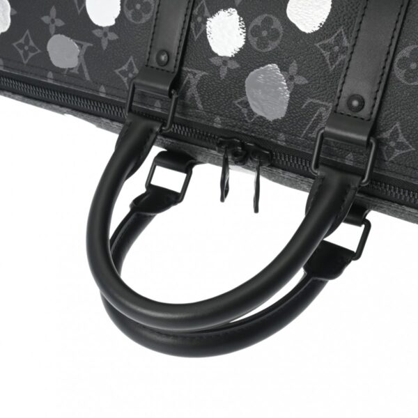 800000127156000 3 Louis Vuitton Keepall 45 Eclipse LV x Yayoi Kusama Bag Black