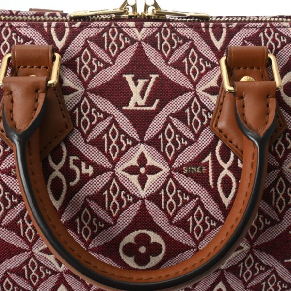 800000127162000 10 Louis Vuitton Speedy Bandouliere 25 Jacquard 2WAY Bag Bordeaux