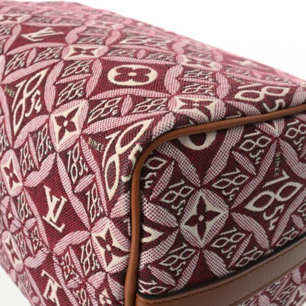 800000127162000 6 Louis Vuitton Speedy Bandouliere 25 Jacquard 2WAY Bag Bordeaux