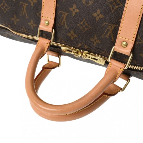 800000127182000 3 Louis Vuitton Keepall 50 Monogram Bag Brown