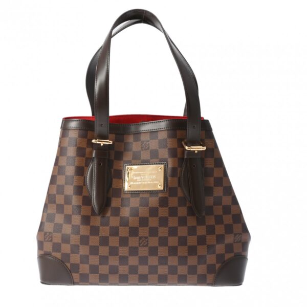 800000127236000 1 Louis Vuitton Hampstead MM Damier Handbag Brown