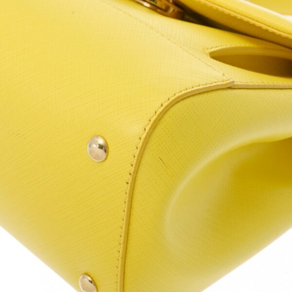 800000127329000 8 Ferragamo Vara 2WAY Leather Handbag Yellow