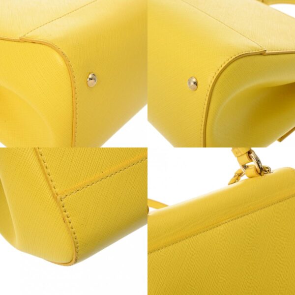 800000127329000 9 c Ferragamo Vara 2WAY Leather Handbag Yellow